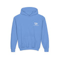 Youth Hoodie with Minimal "GANG20" Logo – Black Kids Pullover