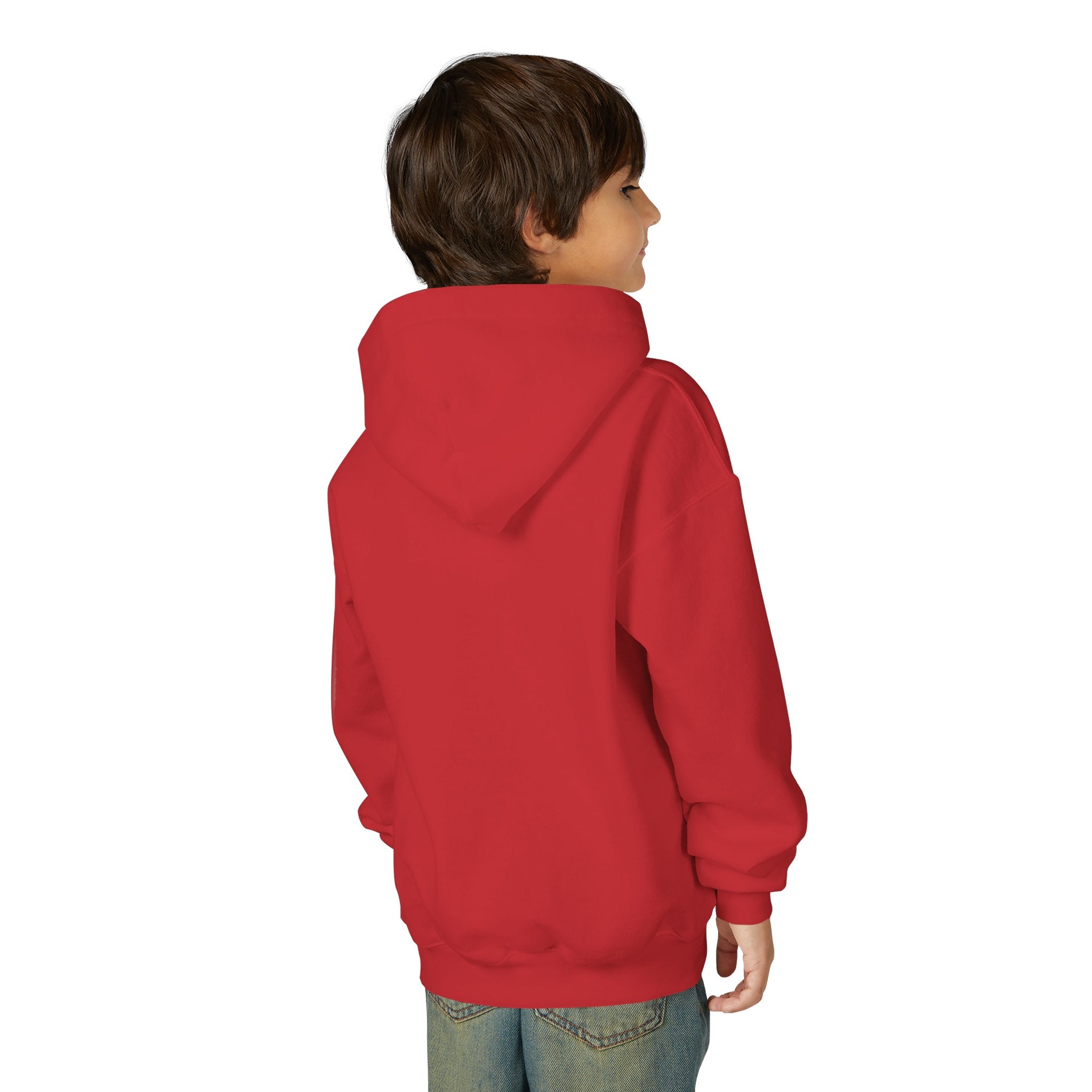 Youth Hoodie with Minimal "GANG20" Logo – Black Kids Pullover