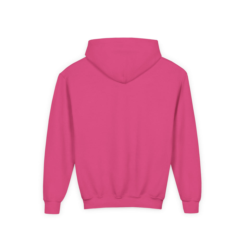 Youth Hoodie with Minimal "GANG20" Logo – Black Kids Pullover