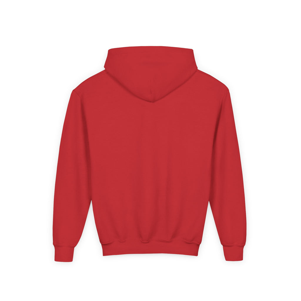 Youth Hoodie with Minimal "GANG20" Logo – Black Kids Pullover